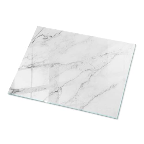Tischplatte 80x60 cm Wasserdicht Polierte Kanten Glatte Oberfläche Sicherungsblech Installationswerkzeuge Fleckenbeständigkeit Schutz vor Kontamination - Marmoroberfläche von Wallfluent