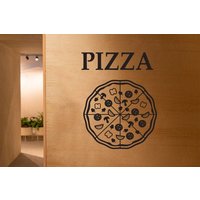Bäckerei Wandtattoo | Pizza |Backhaus Pizzeria Wandaufkleber Restaurant Dekor Du08 von WallifyDesigns