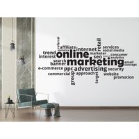 Büro Wandtattoo Teamwork Bürodeko Inspirieren Spruch Motivation Idee Wandkunst 1904Re von WallifyDesigns