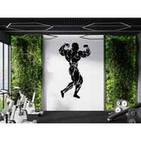 Fitness Decor Art Gym Zitate Wandaufkleber Wandkunst Inspirieren Angepasst Motivationszitate Crossfit Vinyl 002B von WallifyDesigns