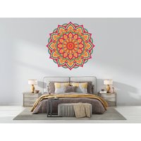 Mandala Wandtattoo | Raum Dekor Wohnzimmer Vinyl Aufkleber Dekorieren Wohnkultur Mu011 von WallifyDesigns