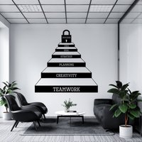 Wandtattoo | Büroraum-Wandaufkleber Kreative Motivationszitate Personalisiertes 886Re von WallifyDesigns