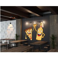 Wandtattoo Pizza/Fensteraufkleber Du31 von WallifyDesigns
