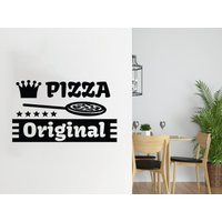 Wandtattoo Pizza/Fensteraufkleber Du33 von WallifyDesigns