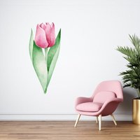 Wandtattoo Tulpen | Buntes Schöne Blumen Wandaufkleber Für Schlafzimmer Dekor Wohnzimmer Du011 von WallifyDesigns