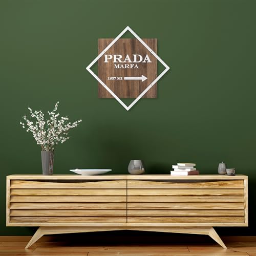 Elegant Decorative Wooden Wall Accessory, 54 x 54 cm, Walnut & Silver | 50% Wood (3 cm) & 50% Metal (1.5 mm) | Wall-Mountable, Unique Design von Wallity