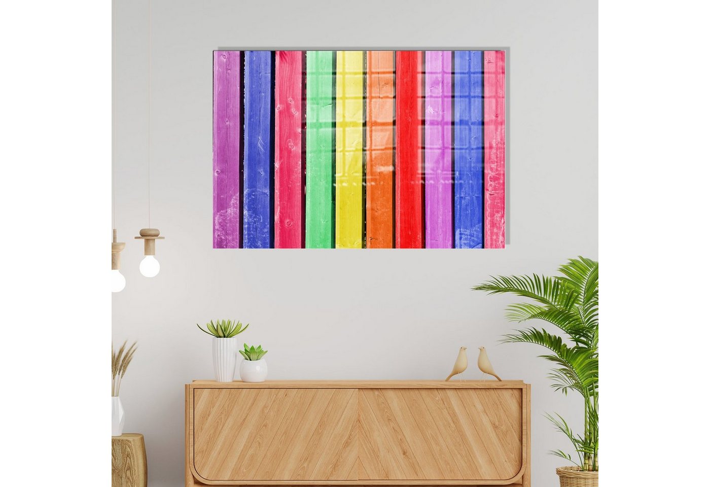 Wallity Leinwandbild GLS1583, Bunt, 70 x 100 cm, 100% getempertes Glas von Wallity