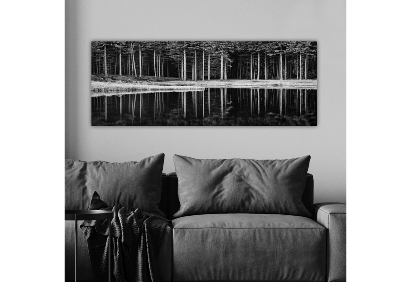 Wallity Leinwandbild TNS1674, Bunt, 30 x 80 cm, 100% Leinwand von Wallity