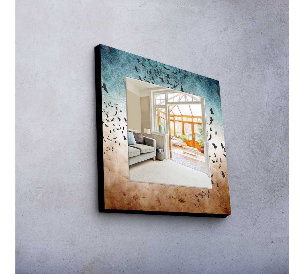 Wallity Wandspiegel MER1220, Bunt, 50 x 50 cm, Spiegel von Wallity