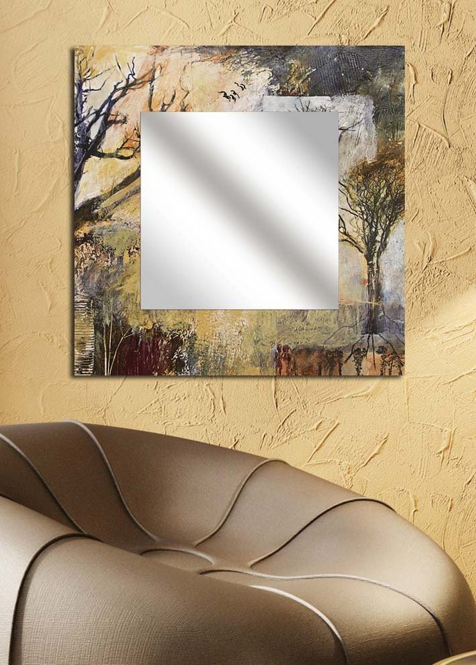 Wallity Wandspiegel MRA1119, Bunt, 50 x 50 cm, Spiegel von Wallity