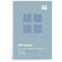 Walljar - Bill Gates Poster/Leinwand Plexiglas von Walljar