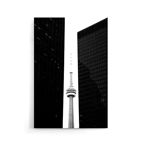 Walljar - Toronto - CN Tower - Poster von Walljar