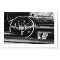 Walljar - Vintage Car Ii Poster/Leinwand Plexiglas von Walljar