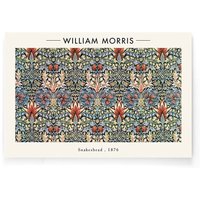 Walljar - William Morris Schlangenkopf Poster/Leinwand Plexiglas von Walljar