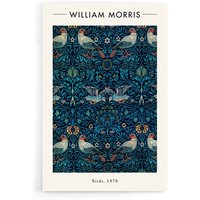 Walljar - William Morris Vögel Poster/Leinwand Plexiglas von Walljar