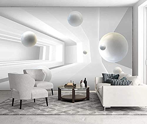 Abstrakte dreidimensionale Raumball 3D Hintergrundwand Wanddekoration fototapete 3d Tapete effekt Vlies wandbild Schlafzimmer-200cm×140cm von Wallpaper-3D-WYJ