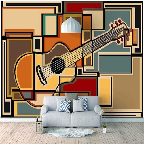 Abstrakte Gitarre Mehrfarbig Geometrisch Kreativ 3D Tapete Mit Einfacher Anbringung Büro Wohnzimmer Sofa Schlafzimmer TV Hintergrund Wanddekoration-150cm×105cm Abstrakte Gitarre Mehrfarbig Geometrisch Kreativ 3D Tapete Mit Einfacher Anbringung Büro Wohnzimmer Sofa Schlafzimmer TV Hintergrund Wanddekoration-150cm×105cm von Wallpaper-3D-XLM