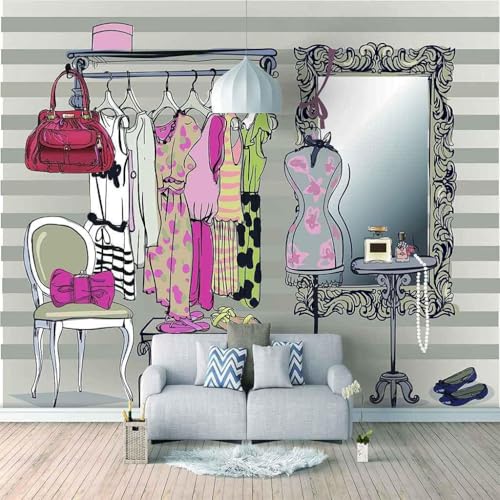 Cubic Simple Garderobe Kleidung Schuhe Spiegel Geometrische Streifen 3D Tapete Tapeten Büro Wohnzimmer Sofa Schlafzimmer TV Hintergrund Wand Dekoration-150cm×105cm Cubic Simple Garderobe Kleidung Schuhe Spiegel Geometrische Streifen 3D Tapete Tapeten Büro Wohnzimmer Sofa Schlafzimmer TV Hintergrund Wand Dekoration-150cm×105cm von Wallpaper-3D-XLM