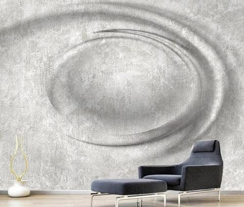 Einfache Graue Geometrische Kreative Kunst 3D Tapete Mit Einfacher Anbringung Büro Wohnzimmer Sofa Schlafzimmer TV Hintergrund Wanddekoration-200cm×140cm von Wallpaper-3D-XLM