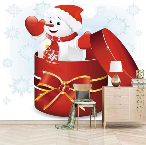 Einfacher Dreidimensionaler Cartoon Schneemann Kreativ 3D Tapete Mit Einfacher Anbringung Büro Wohnzimmer Sofa Schlafzimmer TV Hintergrund Wanddekoration-200cm×140cm Einfacher Dreidimensionaler Cartoon Schneemann Kreativ 3D Tapete Mit Einfacher Anbringung Büro Wohnzimmer Sofa Schlafzimmer TV Hintergrund Wanddekoration-200cm×140cm von Wallpaper-3D-XLM