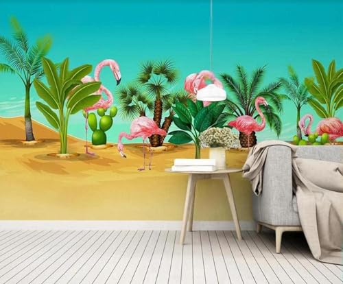 Frische Einfache Dreidimensionale Pflanze Flamingo 3D Tapete Mit Einfacher Anbringung Büro Wohnzimmer Sofa Schlafzimmer TV Hintergrund Wanddekoration-150cm×105cm Frische Einfache Dreidimensionale Pflanze Flamingo 3D Tapete Mit Einfacher Anbringung Büro Wohnzimmer Sofa Schlafzimmer TV Hintergrund Wanddekoration-150cm×105cm von Wallpaper-3D-XLM