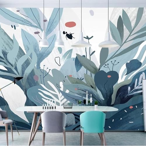 Frische Elegante Handgemalte Aquarell Pflanze Blatt 3D Tapete Mit Einfacher Anbringung Büro Wohnzimmer Sofa Schlafzimmer TV Hintergrund Wanddekoration-200cm×140cm Frische Elegante Handgemalte Aquarell Pflanze Blatt 3D Tapete Mit Einfacher Anbringung Büro Wohnzimmer Sofa Schlafzimmer TV Hintergrund Wanddekoration-200cm×140cm von Wallpaper-3D-XLM