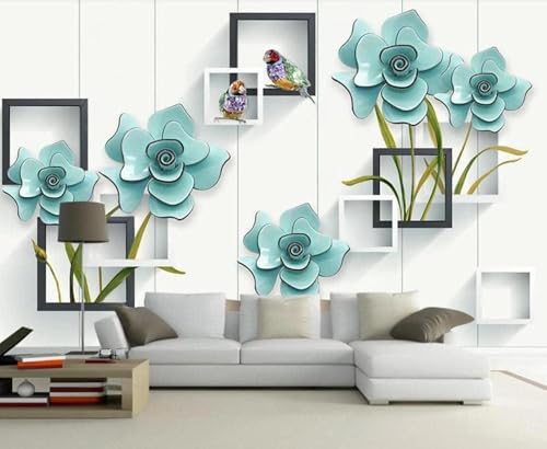 Geometrische Grüne Blume Kunst 3D Tapete Mit Einfacher Anbringung Büro Wohnzimmer Sofa Schlafzimmer TV Hintergrund Wanddekoration-350cm×256cm Geometrische Grüne Blume Kunst 3D Tapete Mit Einfacher Anbringung Büro Wohnzimmer Sofa Schlafzimmer TV Hintergrund Wanddekoration-350cm×256cm von Wallpaper-3D-XLM