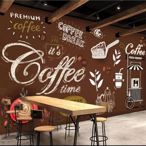 Vintage Kunst Nostalgie Englisch Kaffee 3D Tapete Mit Einfacher Anbringung Büro Wohnzimmer Sofa Schlafzimmer TV Hintergrund Wanddekoration-150cm×105cm Vintage Kunst Nostalgie Englisch Kaffee 3D Tapete Mit Einfacher Anbringung Büro Wohnzimmer Sofa Schlafzimmer TV Hintergrund Wanddekoration-150cm×105cm von Wallpaper-3D-XLM