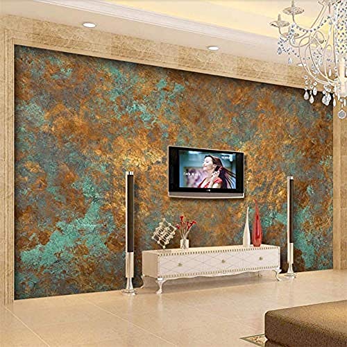 Kreativserie European Luxury Vintage Rust Rusty Kunstdruck Wandmalerei Poster Bild Foto HD-Druck für Wohnzimmer Sch Tapete wandpapier fototapete 3d effekt tapeten Wohnzimmer Schlafzimmer-430cm×300cm von Wallpaper-3D-XYM