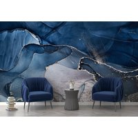 Marmor Tapete - Abnehmbare Modernes Design Abziehen Und Aufkleben Selbstklebend von WallpaperPeakShop