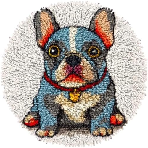 Wallphantom DIY Knüpfstern Set Knüpfteppich-Set,Süße französische Bulldogge,Handgefertigte Teppich Mit Vordruck,3D-Bastelgeschenk,Gewebtes Teppichset,Heimdekoration,50x50cm Wallphantom DIY Knüpfstern Set Knüpfteppich-Set,Süße französische Bulldogge,Handgefertigte Teppich Mit Vordruck,3D-Bastelgeschenk,Gewebtes Teppichset,Heimdekoration,50x50cm von Wallphantom