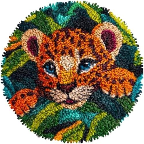 Wallphantom DIY Knüpfteppich Zum Selber Knüpfen,Kleiner Leopard im Laub,Knüpfpackungen Für Teppiche Zum Selbermachen Für Familie Und Freunde,Handarbeit,Bastelset,Geschenk,50x50cm Wallphantom DIY Knüpfteppich Zum Selber Knüpfen,Kleiner Leopard im Laub,Knüpfpackungen Für Teppiche Zum Selbermachen Für Familie Und Freunde,Handarbeit,Bastelset,Geschenk,50x50cm von Wallphantom