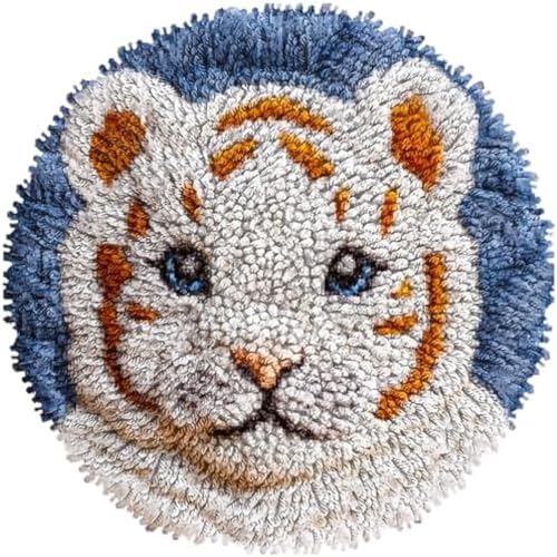 Wallphantom DIY Knüpfteppich Zum Selber Knüpfen,Süßer weißer Tiger,Knüpfpackungen Für Teppiche Zum Selbermachen Für Familie Und Freunde,Handarbeit,Bastelset,Geschenk,50x50cm Wallphantom DIY Knüpfteppich Zum Selber Knüpfen,Süßer weißer Tiger,Knüpfpackungen Für Teppiche Zum Selbermachen Für Familie Und Freunde,Handarbeit,Bastelset,Geschenk,50x50cm von Wallphantom