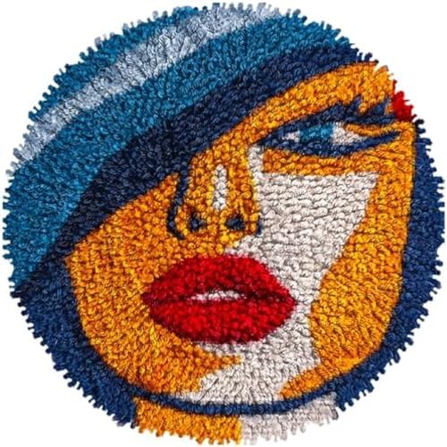 Wallphantom Diy-Teppich Knüpfstern,Abstrakte Frau Schönheit,Knüpfset Für Teppiche,Diy-Bastelset,Wandteppich,Kissen,Vorgedruckte Muster,Häkelteppich-Set,Heimdekoration,50x50cm Wallphantom Diy-Teppich Knüpfstern,Abstrakte Frau Schönheit,Knüpfset Für Teppiche,Diy-Bastelset,Wandteppich,Kissen,Vorgedruckte Muster,Häkelteppich-Set,Heimdekoration,50x50cm von Wallphantom