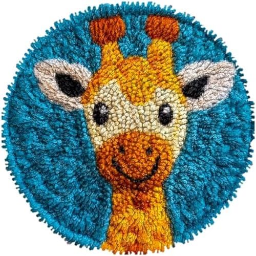 Wallphantom Knüpfen Set Erwachsene,Süße Giraffe,Riegelhaken-Teppich-Kit Mit Riegelhaken-DIY-Teppich,Klinkenhaken-Teppichherstellung,Teppich Für Wohnkultur,50x50cm Wallphantom Knüpfen Set Erwachsene,Süße Giraffe,Riegelhaken-Teppich-Kit Mit Riegelhaken-DIY-Teppich,Klinkenhaken-Teppichherstellung,Teppich Für Wohnkultur,50x50cm von Wallphantom