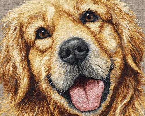 Wallphantom Tier Hund Riegel Haken Teppich Kits Für Erwachsene Kinder,Golden Retriever Welpe,Bedruckte Leinwand Häkeln Handarbeit Handwerk Teppich Kissen Matte Wandteppich,52x38cm Wallphantom Tier Hund Riegel Haken Teppich Kits Für Erwachsene Kinder,Golden Retriever Welpe,Bedruckte Leinwand Häkeln Handarbeit Handwerk Teppich Kissen Matte Wandteppich,52x38cm von Wallphantom