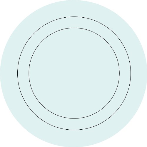 Wallpops Fine Décor Baby Deko-Punkte, Baby Blue, 4 Stück von Wallpops