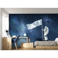 Selbstklebende, Schälende Und Stick Abnehmbare Raum Astronaut Sterne Kinder Jungen Mond Schlafzimmer Wand Bildwand Tapete Aufkleber in Marineblau Selbstklebende, Schälende Und Stick Abnehmbare Raum Astronaut Sterne Kinder Jungen Mond Schlafzimmer Wand Bildwand Tapete Aufkleber in Marineblau von Walls4uMurals