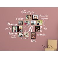 Familie Wandtattoo-Klassiker-13Er-Set Wörter Zitat Wandaufkleber Bild Wandtattoo von WallsArtStudio