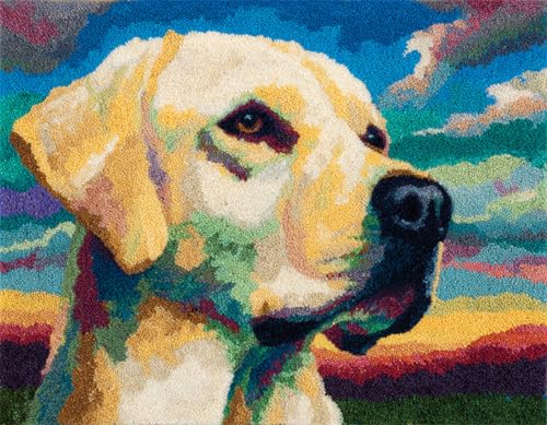 WallustrioaW Tier Hund Knüpfteppich Zum Selber Knüpfen-Sets,Labrador Retriever,Handarbeit Selbst Knüpfen Set,Teppich Stickerei Handwerk Für Erwachsene Handarbeiten Diy Teppich,90x120cm WallustrioaW Tier Hund Knüpfteppich Zum Selber Knüpfen-Sets,Labrador Retriever,Handarbeit Selbst Knüpfen Set,Teppich Stickerei Handwerk Für Erwachsene Handarbeiten Diy Teppich,90x120cm von WallustrioaW