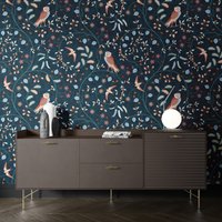 Eulen Tapete, Blaue Tier Wandkunst, Vogel Natur, Abnehmbare Tapete Zum Abziehen Und Aufkleben, Wohnkultur - 1496 Eulen Tapete, Blaue Tier Wandkunst, Vogel Natur, Abnehmbare Tapete Zum Abziehen Und Aufkleben, Wohnkultur - 1496 von WallvyHome