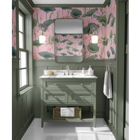 Rosa Swamp Lake Tapete, Blätter, Libellen Natur Vinyl Wandkunst, Schälen Und Aufkleben - 948 Rosa Swamp Lake Tapete, Blätter, Libellen Natur Vinyl Wandkunst, Schälen Und Aufkleben - 948 von WallvyHome