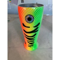 Angeln Köder Becher | Personalisierter Kaffeetasse Bierkrug Vatertagsgeschenk von WallyWooCustom