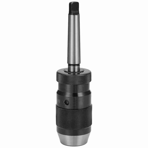 Walmeck 1-16 Mm Klemmgebiet Selbstverkleidungsbohrer Chuck, Hochleistungs-Chuck mit Integriertem Griff Integrierter Schlüsselloser MT2 für Bohrungen, Stahlmaterial, HRC 40-50 von Walmeck