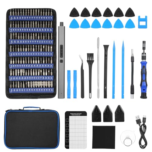 Walmeck 152 in 1 Elektrischem Kit, Kleines Tragbares Kabelstrom -Set, Mini -Elektro -Set mit 119 Bit, Drehmoment für Zwei Modus Walmeck 152 in 1 Elektrischem Kit, Kleines Tragbares Kabelstrom -Set, Mini -Elektro -Set mit 119 Bit, Drehmoment für Zwei Modus von Walmeck