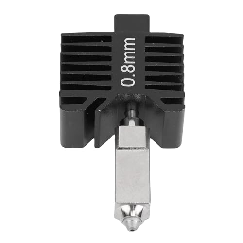 Walmeck 3D -Drucker Hotend Kit Gehärteter Stahldüse 60W Keramikheizung für Lab X1 P1p P1s (0,8 mm) von Walmeck