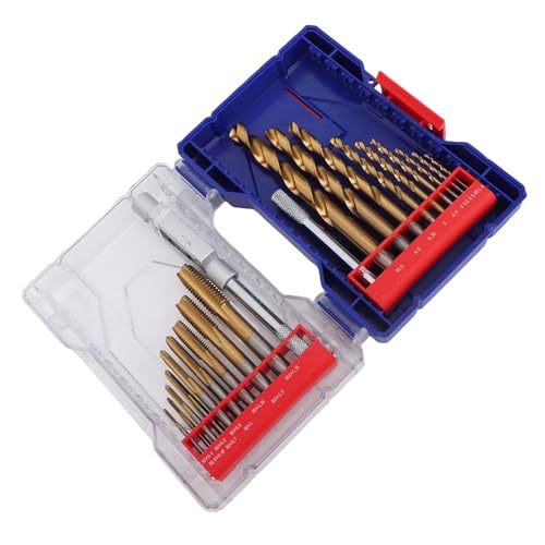 Walmeck 9PCS Bohr-und Wasserhahn-Set M3-M12 1/16-1/2 Zoll Schraubens Chl üssel M2 Bohr Werkzeug aus Legiertem Stahl Walmeck 9PCS Bohr-und Wasserhahn-Set M3-M12 1/16-1/2 Zoll Schraubens Chl üssel M2 Bohr Werkzeug aus Legiertem Stahl von Walmeck