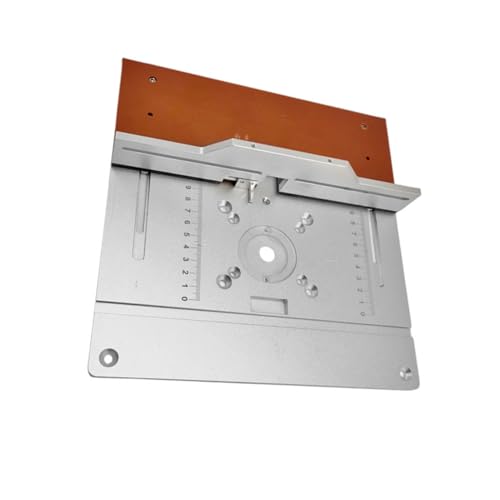 Walmeck Aluminium Legierung Router Tisch Einsatz Platte Stark verschleiß Feste Leicht Montende Holz Bearbeitungs Bänke (2) von Walmeck