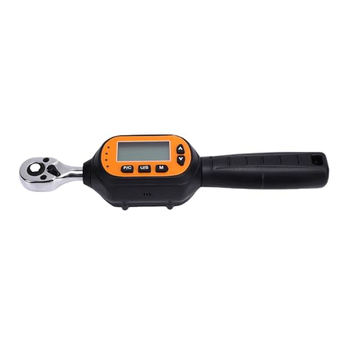 Walmeck Digitaler Drehmomentschlüssel mit Hoher Genauigkeit mit Rückbeleuchtung Display/Tracking/Preset-Modus Reversible Ratchetkopf für die Wartung von Autosreparaturen (EWM-D-30) von Walmeck
