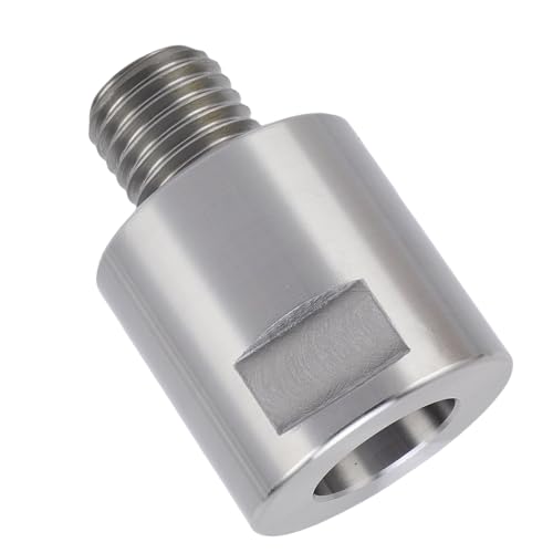 Walmeck Drehspindel -Adapter Stahl 1in 8tpi Männlicher Gewinde 1in 12TPI Weibliches Faden Chuck Holzbearbeitung Werkzeug von Walmeck